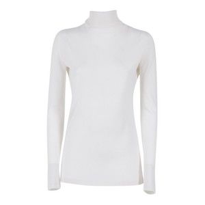 Fabiana Filippi Refined Turtleneck Sweater In Cashmere-Silk Blend - NWT